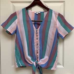 Madewell Striped Blouse